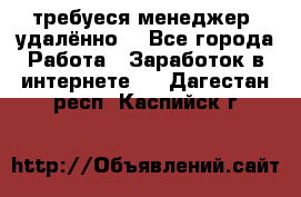 требуеся менеджер (удалённо) - Все города Работа » Заработок в интернете   . Дагестан респ.,Каспийск г.